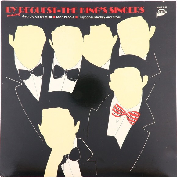 The King's Singers – By Request 1983 Vocal Jazz 12" Vinyl LP Record MMG 1141 NM - Picture 1 of 12